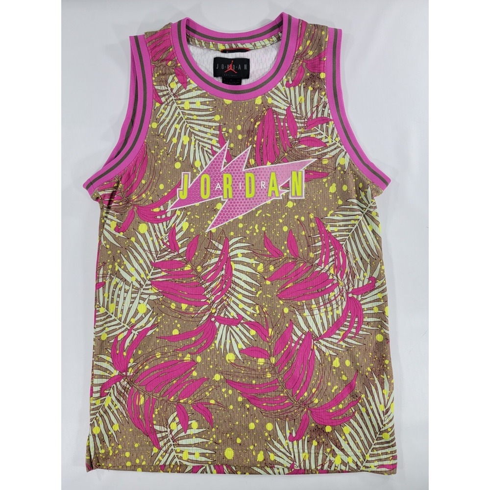 Nike Air Jordan Wings South Beach Tropical Jersey Tank Top Men Size Small EUC